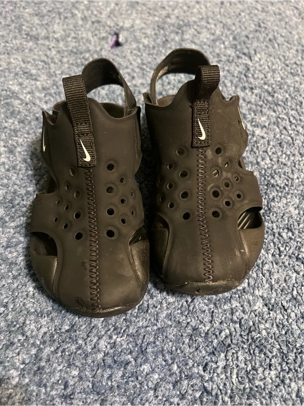 Nike Kids Black Slip-On Water Sandals